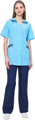Костюм рабочий УРСУС Сфера ТОР527-090 (светло-голубой/темно-синий, 60-62/158-164)