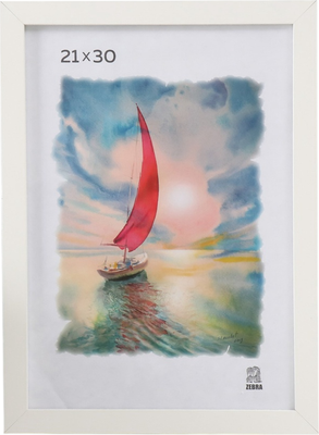 Рамка ZEBRA Columbus 21x30 / 10121346 (белый)