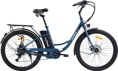 Электровелосипед MyWay Road 1.0 240 Max 26 (17, морская волна)