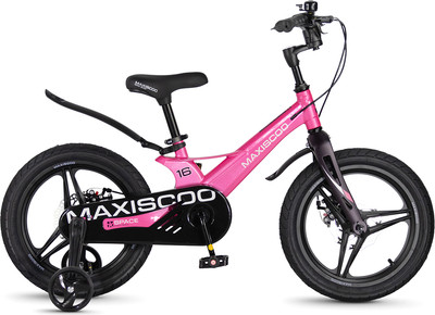 Детский велосипед Maxiscoo Space Deluxe 16 2026 / MSC-S1653D (розовый глянцевый)