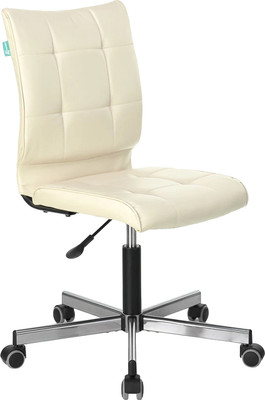 Кресло офисное Бюрократ CH-330M (молочный Diamond 271/хром)