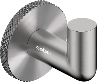 Крючок для ванной Abber Pol 316 AA1949BST (брашированная сталь)