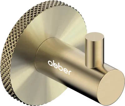 Крючок для ванной Abber Pol 316 AA1950BG (брашированное светлое золото)