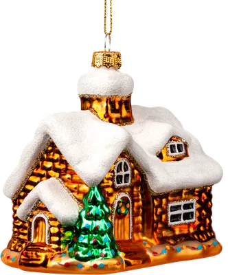 Елочная игрушка Erich Krause Decor. Заснеженный дом / 64075