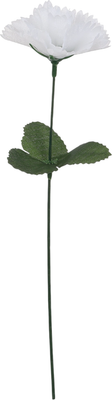 Искусственные цветы Sima-Land Гвоздика / 1376821 (белый)