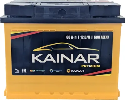 Автомобильный аккумулятор Kainar Premium R+ 600A / 060 261 07 0 R Р (60 А/ч)