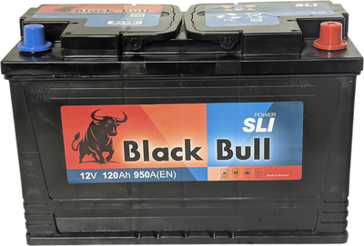 Автомобильный аккумулятор BLACK BULL R+ 950A / 6СТ-120АЗ (120 А/ч)