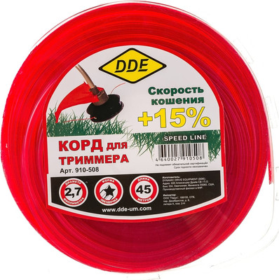 Леска для триммера DDE Speed Line / 910-508