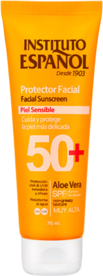 Крем солнцезащитный Instituto Espanol Protector Facial Piel Sensible SPF50+ (75мл)
