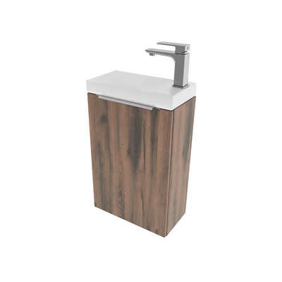 Тумба с умывальником ЗОВ Монови Слим 40 / S40LA0LA-OL7091B (аттик)