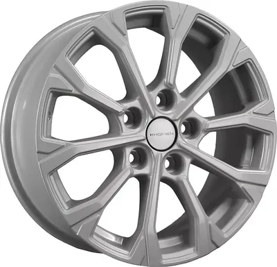 Литой диск Khomen KHW1605 Toyota/Suzuki 16x6.5" 5x114.3мм DIA 60.1мм ET 45мм (F-Silver)