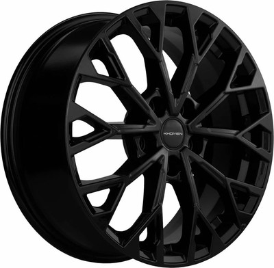 Литой диск Khomen KHW1718 Kuga/Focus/Volvo 17x7" 5x108мм DIA 63.3мм ET 50мм (Black)
