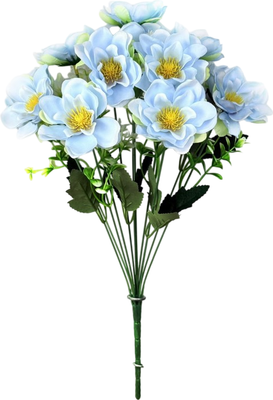 Искусственный букет KlrBy Анемон / СН04голубой
