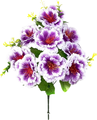 Искусственный букет KlrBy Герань / СН09сирень