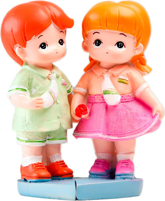 Набор статуэток Sima-Land Малыши с сумочками на сердце / 9901355 (2шт)