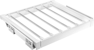 Вешалка выдвижная GTV Elite 900мм с доводчиком / WG-WSPOD90-10 (белый)