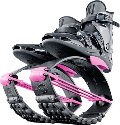 Джампер для взрослых Kangoo Jumps KJ-XR3 WE (S, белый/розовый)