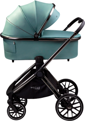 Детская универсальная коляска Amarobaby 2в1 Motus Premium Ecco / AB24-10MOTUSL/52 (лагуна)