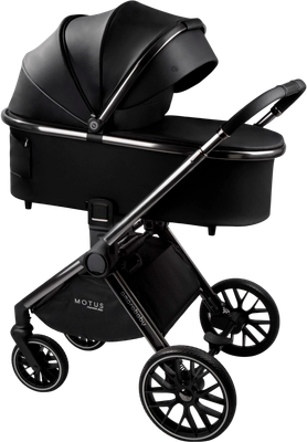 Детская универсальная коляска Amarobaby 2в1 Motus Premium Ecco / AB24-10MOTUSL/09 (черный)