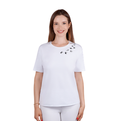 Футболка Verally 452П-3 (р.170,176-104-110, ласточки)