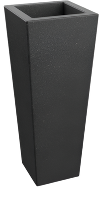 Вазон БЕРКАНО Trapezio 100V DB / 220_022_24 (Black Granite)