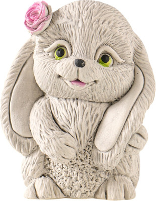 Статуэтка Хорошие сувениры Кролик с цветком / 10982508