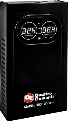 Стабилизатор напряжения Quattro Elementi Stabilia 1000 W-Slim / 917-773