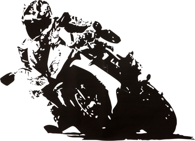 Наклейка на стену Take It Easy Мото 10059243