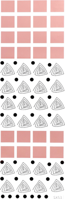 Наклейка на стену Sima-Land Геометрия: точки и квадраты 9784506