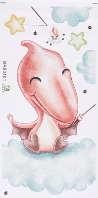 Наклейка на стену Sima-Land Малыш-птеродактиль на облаке 10248523