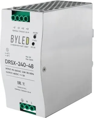 Адаптер для светодиодной ленты Byled DRSX-240-48
