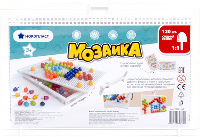 Развивающая игра Нордпласт Мозаика 28991_NP