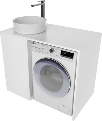 Тумба с умывальником ЗОВ Стамбул Премиум 100 / S100LWP0LWPWMD-OL7044F