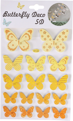 Наклейка на стену Sima-Land Рой бабочек 10537823