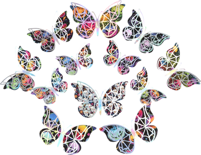 Наклейка на стену Sima-Land Бабочки на Хэллоуин 10537851