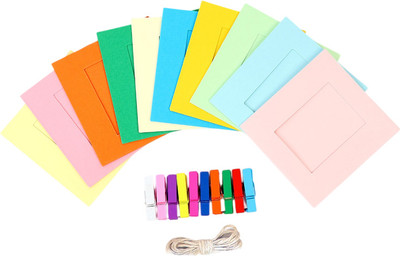 Набор рамок Sima-Land На прищепках Цветные моменты 2537447 (10шт)