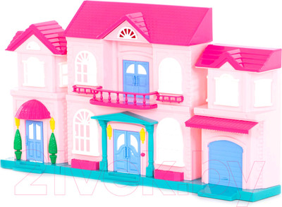 Кукольный домик Полесье София с набором мебели и автомобилем / 78018 (14 элементов, в пакете)