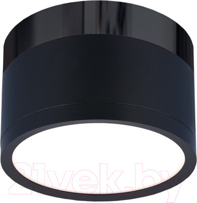 Точечный светильник Elektrostandard DLR029 10W 4200K (черный матовый/черный хром)