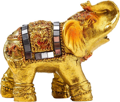 Статуэтка Sima-Land Золотой слоник с мозаикой из зеркал 5449201