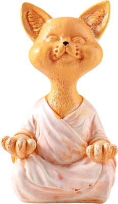 Статуэтка Sima-Land Кот рыжий в позе лотоса 10970241