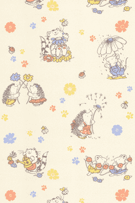 Виниловые обои Vilia Ежики Б1-00 2046-51