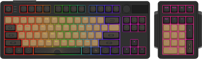 Клавиатура Дарк Проджект KD87A +Numpad g3ms Aquamarine / DP-KD-87A-000101-GAM (черный)