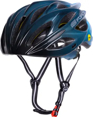 Защитный шлем FORCE Bull Hue Mips 90292909-F  (р.S/M, черный/синий)