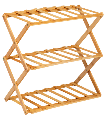 Стойка для цветов GREENGO 3 полки 50x25x46см 10766551 (бамбук)