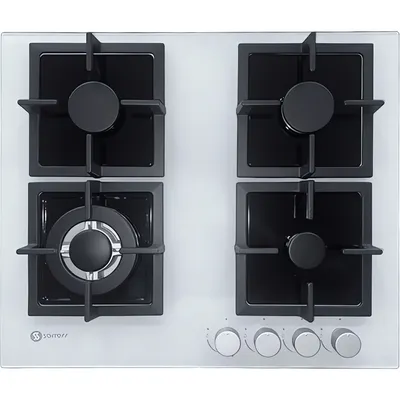 Газовая варочная панель Schtoff H 6001 C02IS (белый)