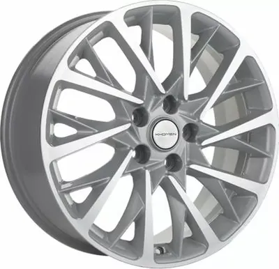 Литой диск Khomen KHW1804 Atlas/Pro/Myway 18x7.5" 5x114.3мм DIA 60.1мм ET 45мм (F-Silver FP)