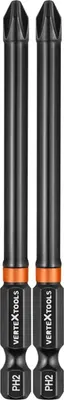 Набор бит Vertex Tools Impact PH2x70 / IP-PH2-70-2 (2шт)