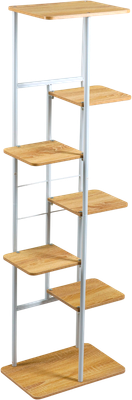 Стойка для цветов GREENGO 7 полок 36x23x120см 10747754 (белый)