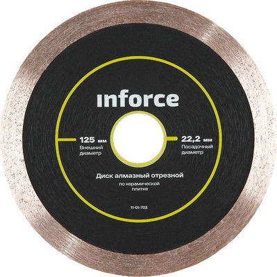 Отрезной диск алмазный Inforce По керамической плитке / 11-01-703