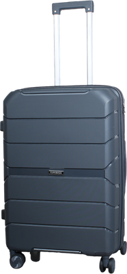 Чемодан на колесах EUROBAGS PP-N87 (М, графит)